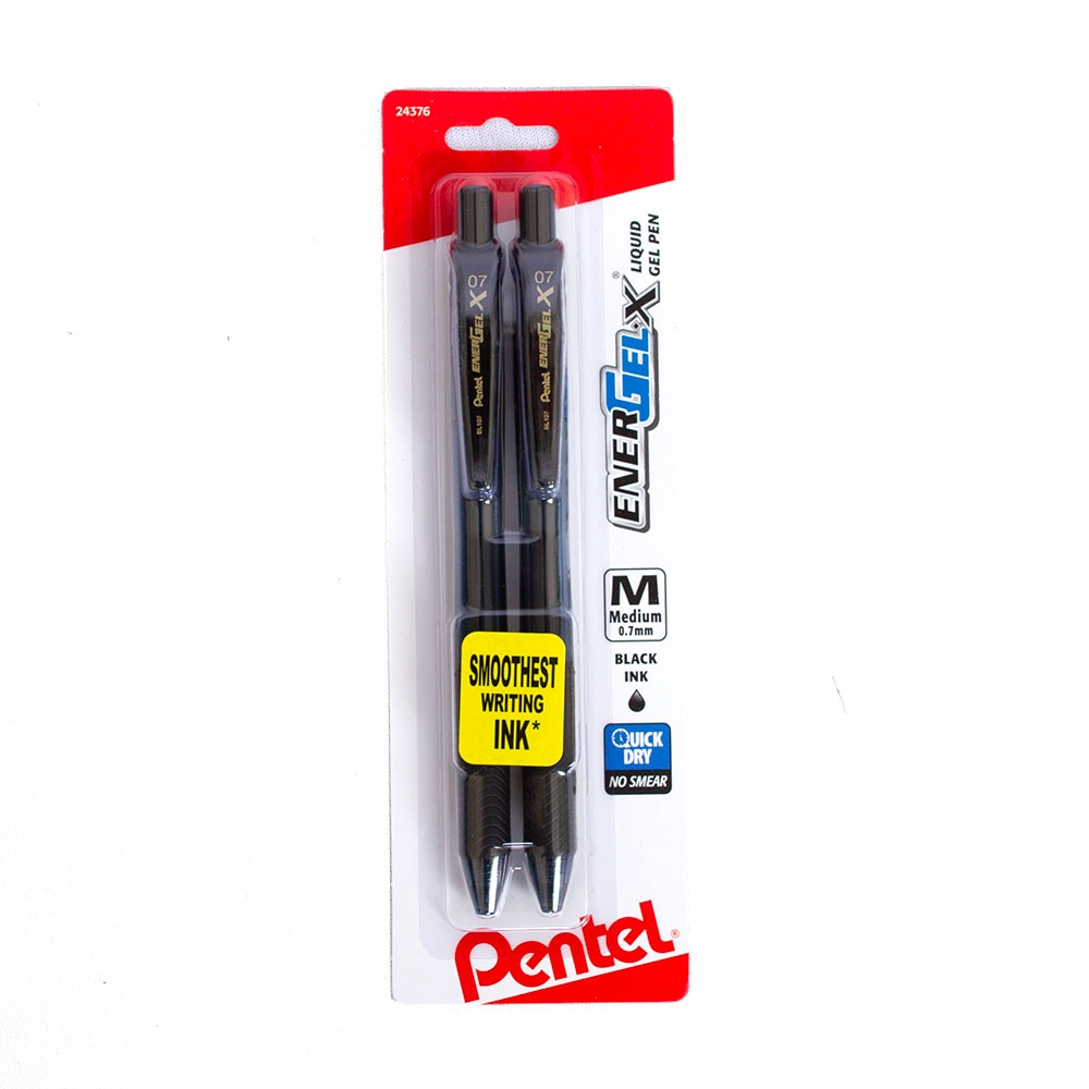 Pentel, Pens, Art & School, Energel, XRT, 0.7mm, Rollerball, 2 pack, 836299